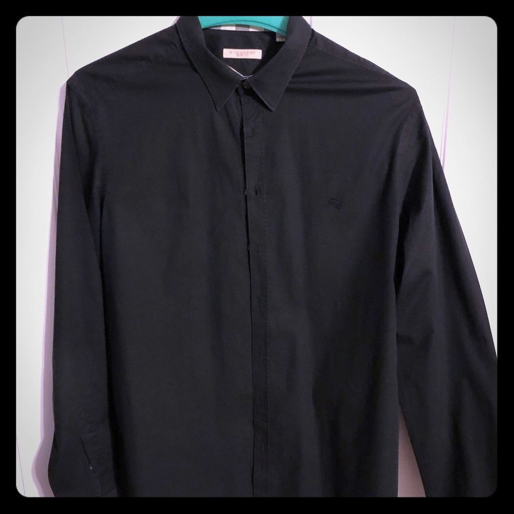 Burberry Large slim fit stretch dress shirt